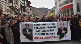 AK Parti Gümüşhane Belediye Başkan Adayı Ercan Çimen Coşkuyla Karşılandı