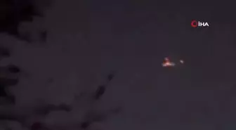 Atlas Air'e ait kargo uçağı havada alev aldı, acil iniş yaptı