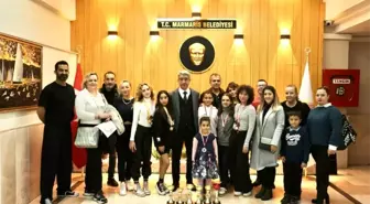 Marmaris Point Dans Okulu Öğrencileri Belediye Başkanı'nı Ziyaret Etti