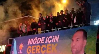 AK Parti'nin Niğde Belediye Başkan Adayı Emrah Özdemir Coşkuyla Karşılandı