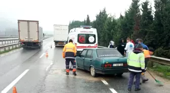 Bilecik'te Otomobil ile Tır Çarpışması: 1 Yaralı