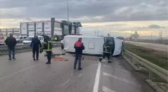 Amasya'da Kargo Minibüsü Kaza Yaptı: 1 Ölü