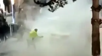 Tatvan'da seyir halindeki araçta yangın çıktı