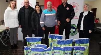 Düzce'de Organik Tarım Projesiyle Üreticilere Bordo Bulamacı Dağıtıldı