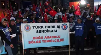 Türk Harb-İş Sendikası Özlük Hakları İçin Basın Açıklaması Yaptı