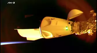 Türkiye'nin ilk astronotu Alper Gezeravcı'nın da içinde bulunduğu Axiom-3 (Ax-3) mürettebatı UUİ'ye başarıyla kenetlendi