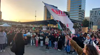 İspanya'da Filistin'e Destek Yürüyüşleri Düzenlendi