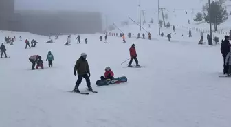 Kartalkaya Kayak Merkezi'nde Yarıyıl Tatili Yoğunluğu