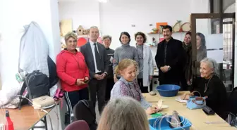 Köyceğiz Kaymakamı Mustafa Maslak Halk Eğitim Merkezi'ni ziyaret etti