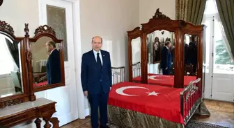 KKTC Cumhurbaşkanı Ersin Tatar Atatürk Köşkü'nü ziyaret etti