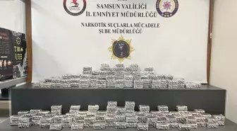 Samsun Şehirler Arası Otobüs Terminali'nde uyuşturucu hap ele geçirildi