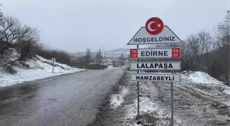 Trakya'nın Yükseklerine Kar Yağdı