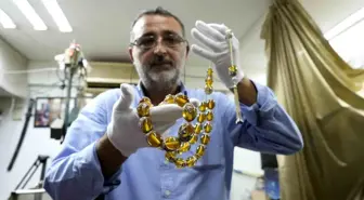 Antalya'da Kuyumcu Ustası 4 Değerli Tesbih Tasarladı