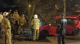 Kırıkkale'de seyir halindeki otomobilde çıkan yangın söndürüldü
