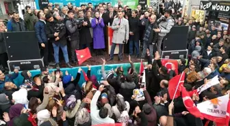 AK Parti Ağrı Belediye Başkan Adayı Mehmet Salih Aydın, Coşkuyla Karşılandı