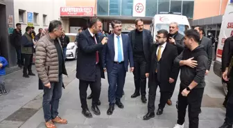 AK Parti Milletvekili Ferhat Nasıroğlu, bıçaklı kavgada yaralananları ziyaret etti