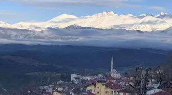 Adana'nın Aladağ ilçesinde kar yağışı