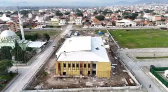 Bergama Gençlik Merkezi'nin yapımı tamamlanmak üzere