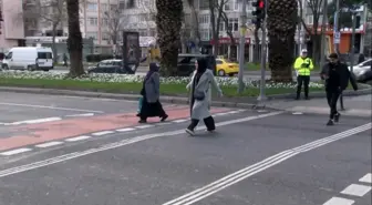 Fatih Vatan Caddesi'nde Dron Destekli Trafik Denetimi: 11 Yayaya 7 Bin 590 Lira Cezai İşlem