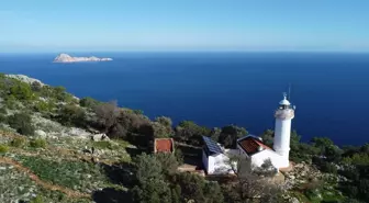 Antalya'daki Gelidonya Feneri Dronla Görüntülendi