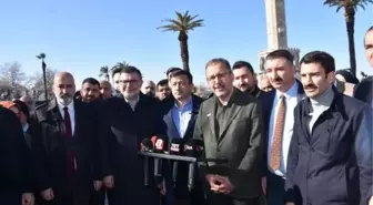 AK Parti İzmir Büyükşehir Belediye Başkan Adayı Hamza Dağ, İzmir'deki Büyükşehir Belediye Başkanlarını Ziyaret Etti