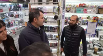 Murat Kurum, Beşiktaş çarşı esnafını ziyaret etti