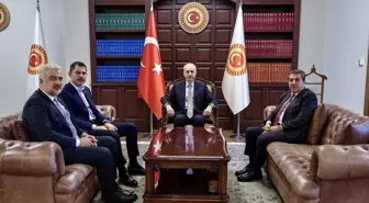 TBMM Başkanı Numan Kurtulmuş, İBB Başkan Adayı Murat Kurum'u kabul etti