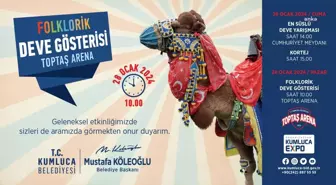 Kumluca'da Folklorik Deve Gösterisi ve En Süslü Deve Yarışması düzenlenecek