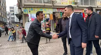 Suruç Kaymakamı ve Belediye Başkan Vekili İbrahim Güneş, çalışmaları denetledi ve esnafı ziyaret etti