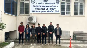 Hatay'da 12 kaçak göçmen yakalandı, 1 kişi tutuklandı