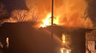 Alanya'da çıkan yangın müstakil evde büyük hasara yol açtı