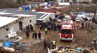 Kocaeli'de şantiye barakasında çıkan yangında bir işçi hayatını kaybetti