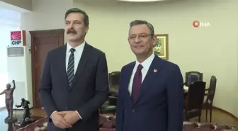 CHP Genel Başkanı Özel, TİP Genel Başkanı Baş ile görüştü