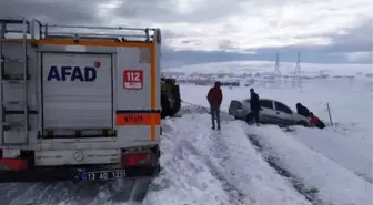 Bitlis'te kar yağışı nedeniyle meydana gelen kazada 2 kişi öldü, 1 kişi yaralandı
