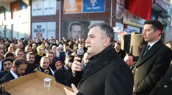 AK Parti Çubuk Belediye Başkan adayı Baki Demirbaş coşkuyla karşılandı