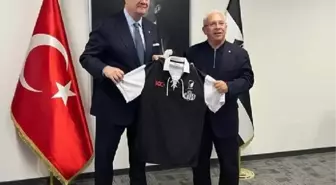 Altınordu Başkanı Seyit Mehmet Özkan, Beşiktaş Başkanı Hasan Arat'ı ziyaret etti