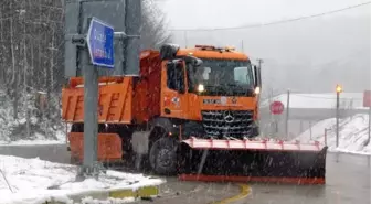 Bolu Dağı'nda Kar Yağışı Etkili Oluyor
