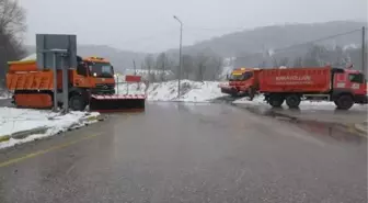 Bolu Dağı'nda Kar Yağışı Etkili Oluyor