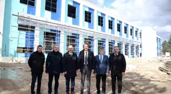 Bursa Uludağ Üniversitesi'nde Çok Amaçlı Spor Salonu ve Yüzme Havuzu İnşaatı İncelendi