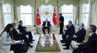 Cumhurbaşkanı Erdoğan, Birleşik Krallık Dışişleri Bakanı Cameron'u kabul etti