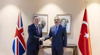 Dışişleri Bakanı Hakan Fidan, İngiltere Dışişleri Bakanı David Cameron ile İstanbul'da bir araya geldi