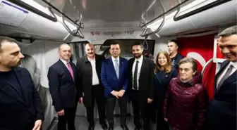 İstanbul Büyükşehir Belediye Başkanı Ekrem İmamoğlu, Çekmeköy-Sancaktepe-Sultanbeyli metro hattının test sürüşüne katıldı