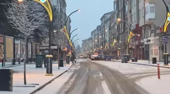 Kulu'da Mevsimin İlk Kar Yağışı