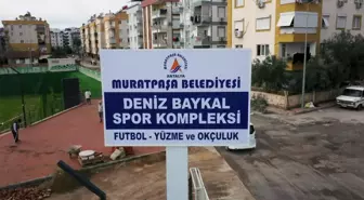 Muratpaşa Belediyesi Deniz Baykal Spor Kompleksi Projesine Başladı