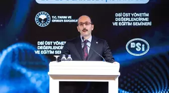 Tarım ve Orman Bakanı: Su israfının önüne geçmeliyiz