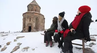 Kars'taki Ani Ören Yeri Kış Mevsiminde Ziyaretçilerini Ağırlıyor