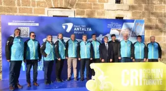 Aspendos'ta düzenlenen CRI Türkiye Kış Bisiklet Yarışları Serisi başladı