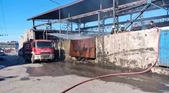 Hatay'da demir çelik fabrikasında çıkan yangın söndürüldü