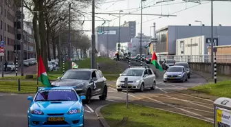 Hollanda'da Filistin'e Destek Konvoyu Düzenlendi