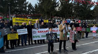 Sakarya'da İsrail'in Gazze'ye yönelik saldırıları kınandı